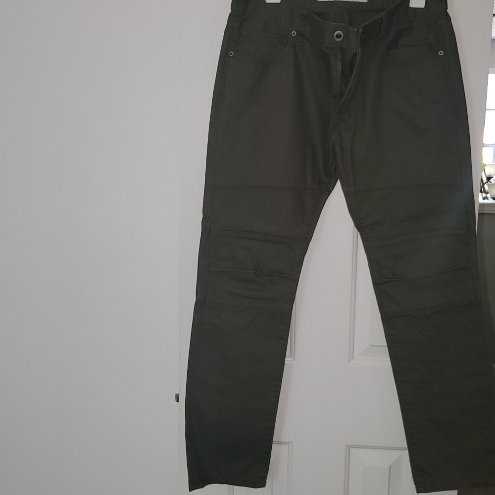Express Dark Olive Jeans 32×30